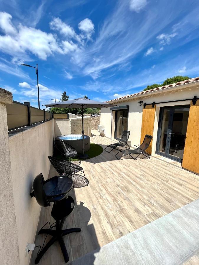 Maison De Charme Avec Jacuzzi Molleges Esterno foto